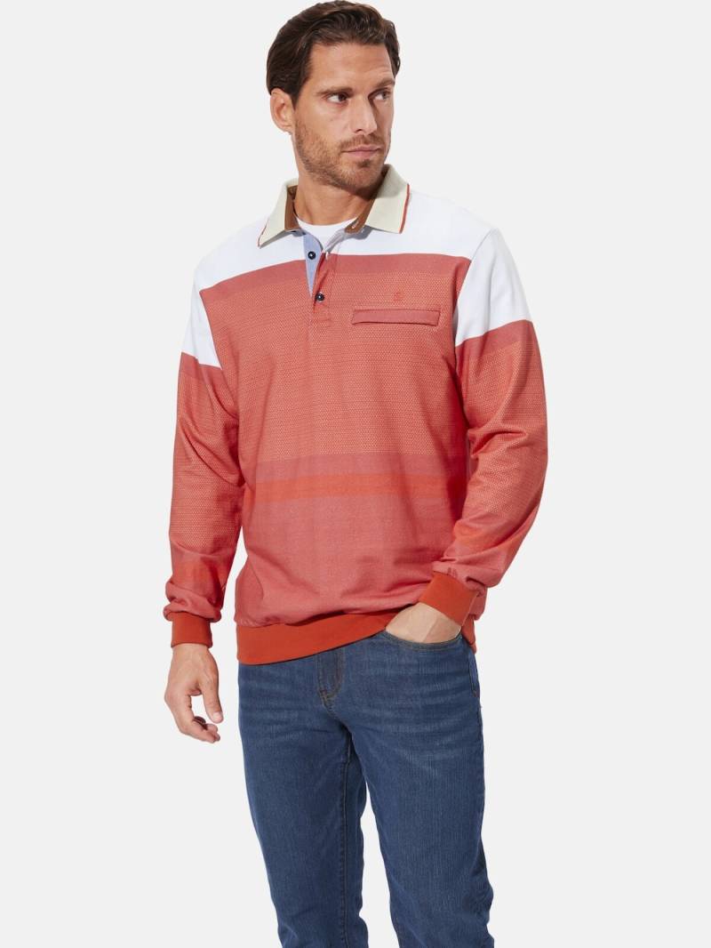 Große Größen Sweatshirt SALDAN, Herren, rot, Größe: XL, Baumwolle, Happy Size DE Men von Happy Size DE Men