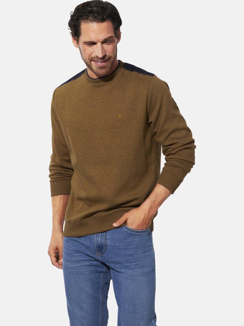 Große Größen Sweatshirt TIMARIO, Herren, braun, Größe: 3XL, Baumwolle/Polyester, Happy Size DE Men von Happy Size DE Men