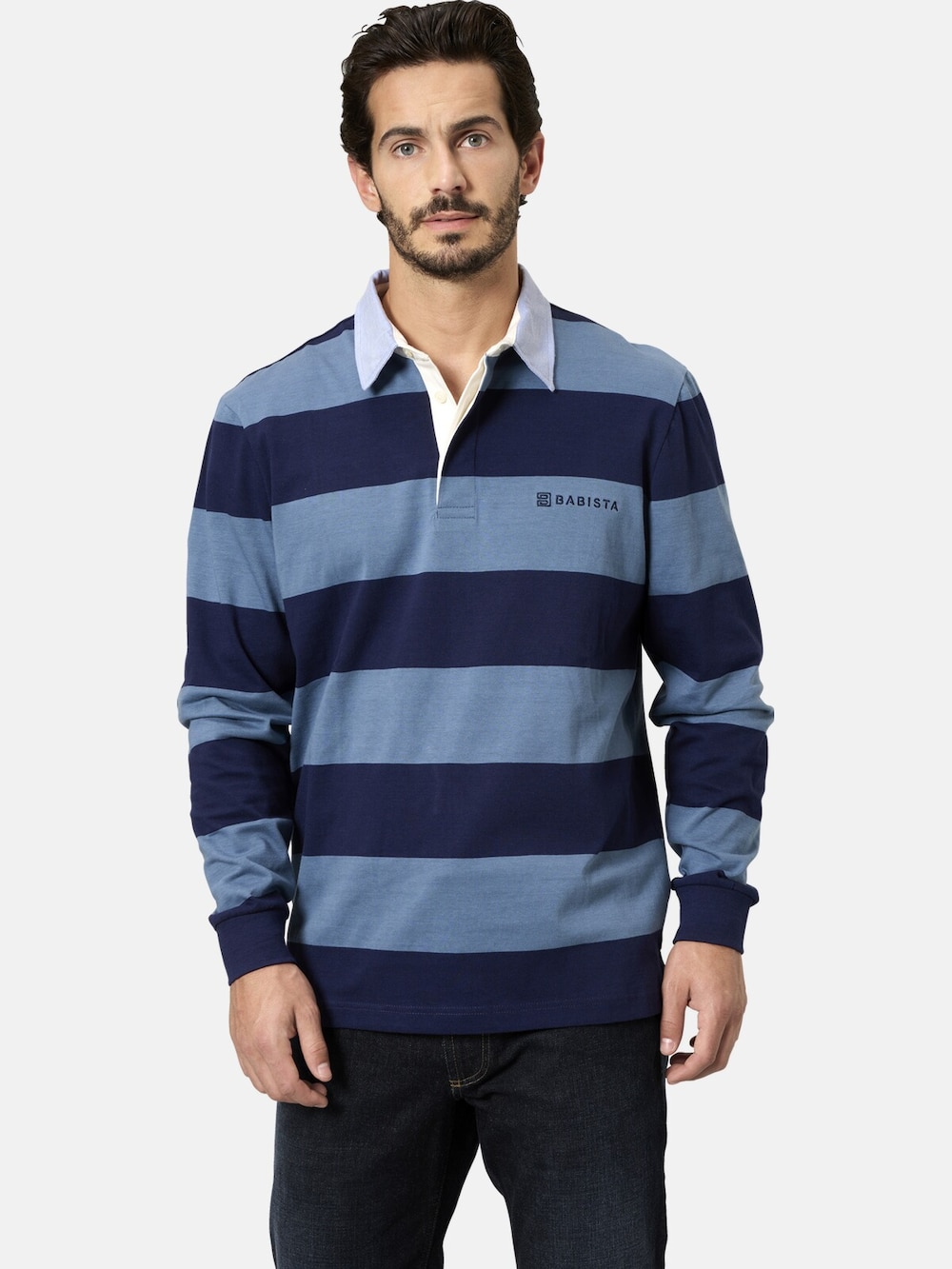 Große Größen Sweatshirt VIORENTO, Herren, blau, Größe: XXL, Baumwolle, Happy Size DE Men von Happy Size DE Men