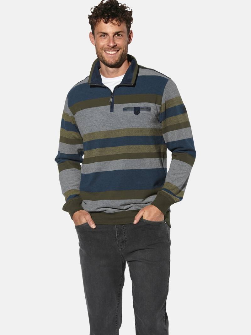 Große Größen Sweatshirt WEMAR, Herren, blau, Größe: XL, Baumwolle, Happy Size DE Men von Happy Size DE Men