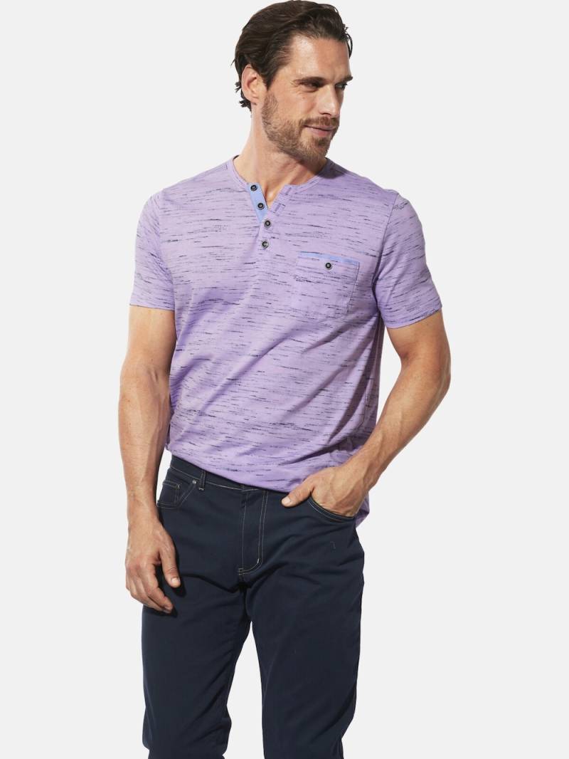 Große Größen T-Shirt BELLAVERRO, Herren, lila, Größe: XXL, Baumwolle, Happy Size DE Men von Happy Size DE Men