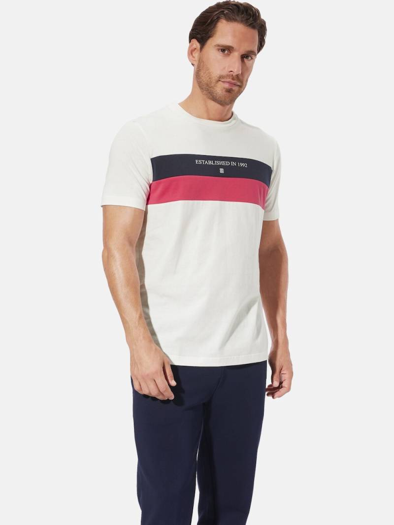 Große Größen T-Shirt HAROND, Herren, weiß, Größe: L, Baumwolle/Polyester, Happy Size DE Men von Happy Size DE Men