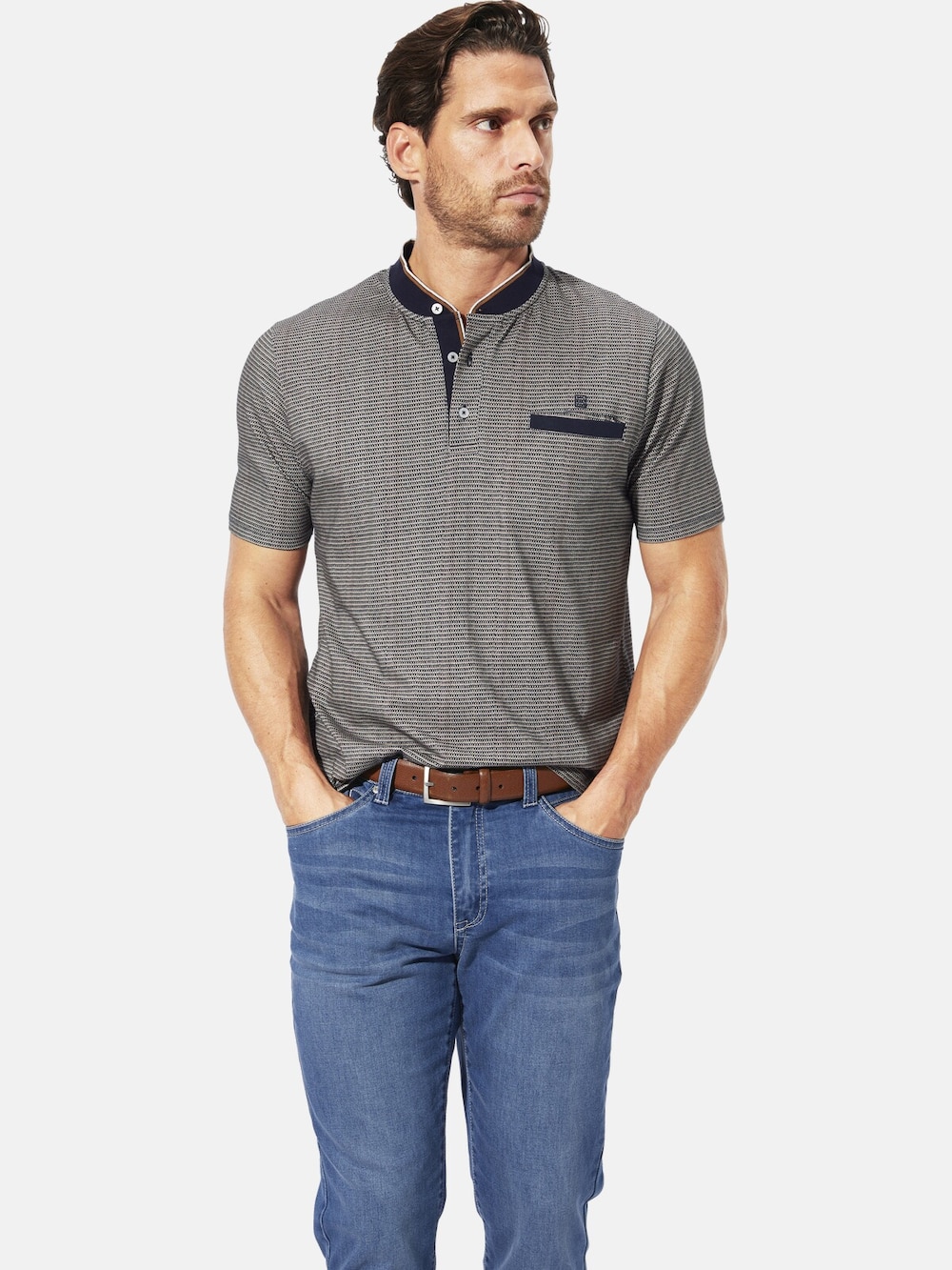 Große Größen T-Shirt JORIN, Herren, braun, Größe: XXL, Baumwolle, Happy Size DE Men von Happy Size DE Men