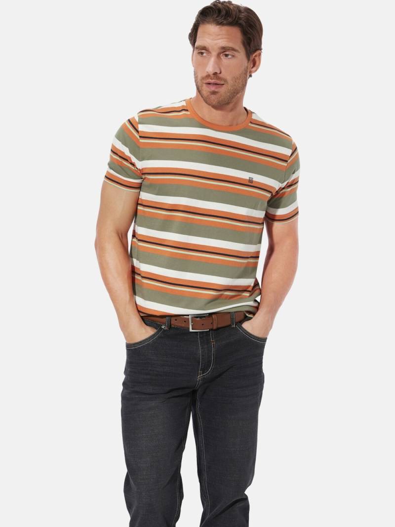 Große Größen T-Shirt KALVINO, Herren, braun, Größe: L, Baumwolle, Happy Size DE Men von Happy Size DE Men