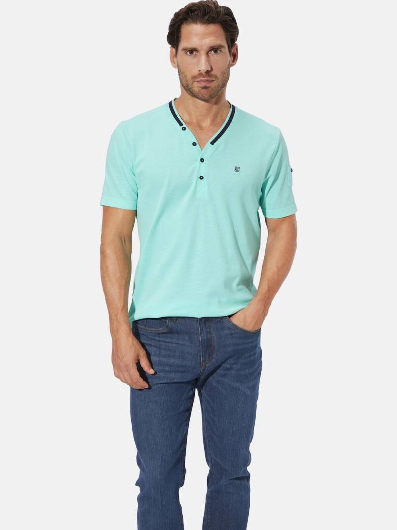 Große Größen T-Shirt NARLOR, Herren, türkis, Größe: XL, Baumwolle/Polyester, Happy Size DE Men von Happy Size DE Men