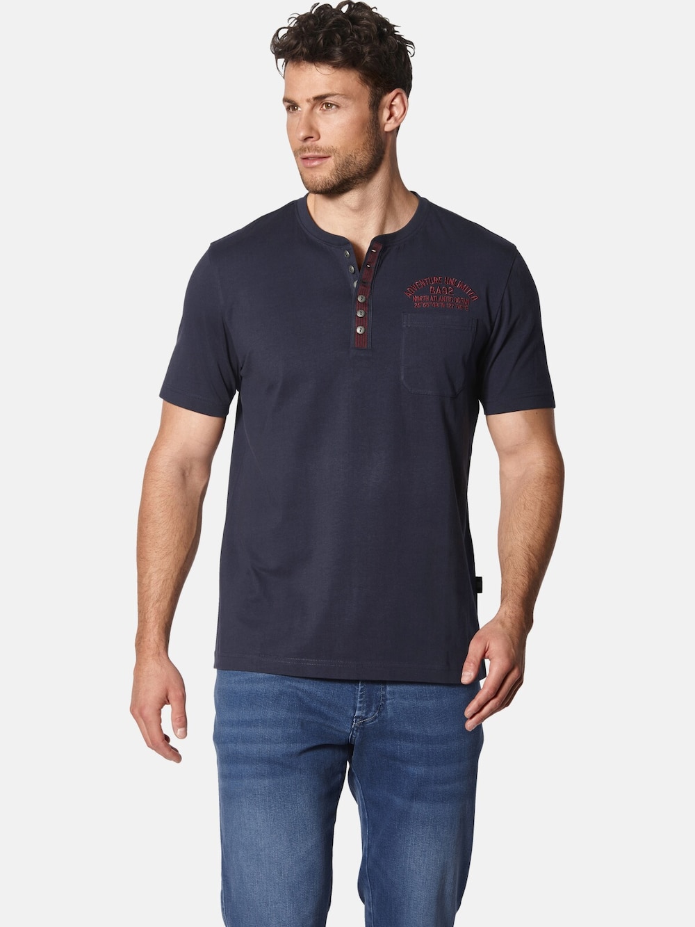 Große Größen T-Shirt NICOSTILO, Herren, grau, Größe: XXL, Baumwolle, Happy Size DE Men von Happy Size DE Men