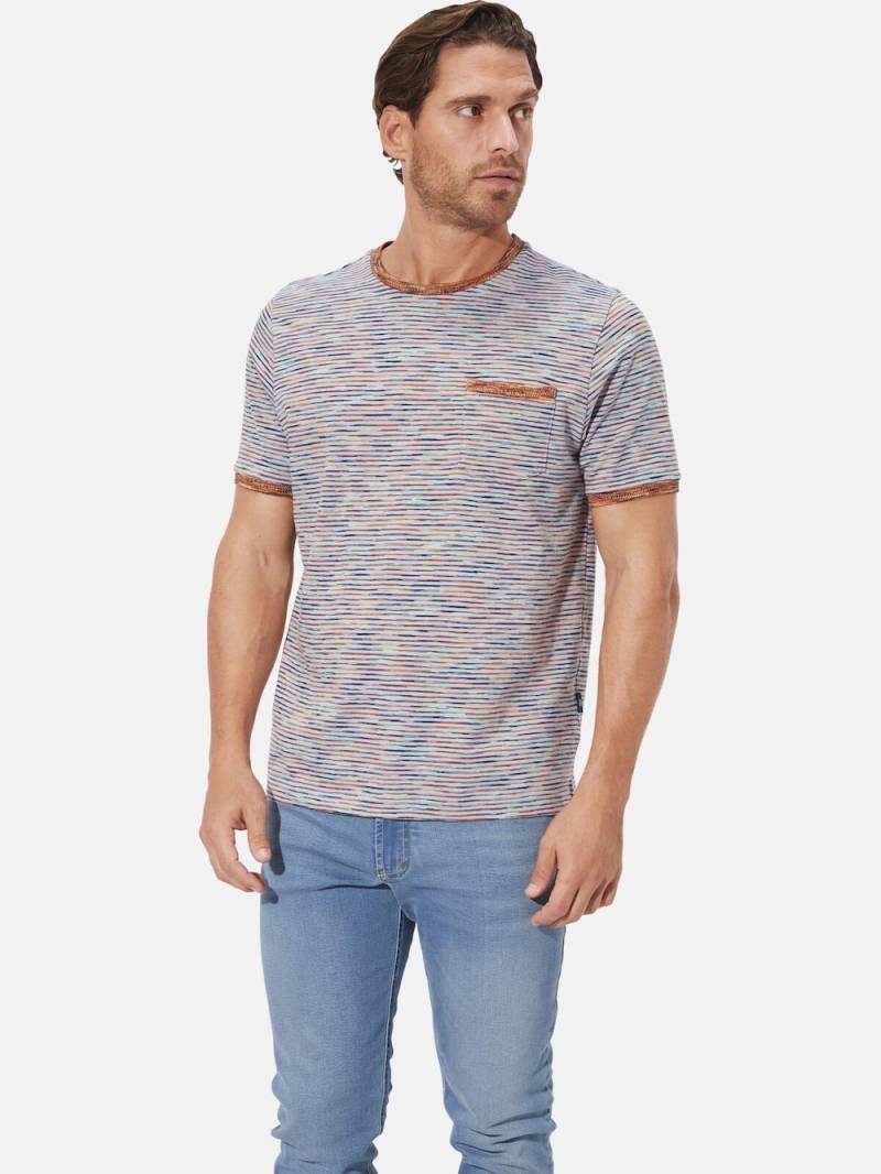 Große Größen T-Shirt ORIELLO, Herren, blau, Größe: XL, Baumwolle, Happy Size DE Men von Happy Size DE Men