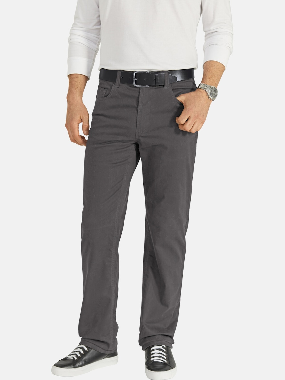 Große Größen Thermohose MODAAZZURRO, Herren, grau, Größe: 31, Baumwolle, Happy Size DE Men von Happy Size DE Men