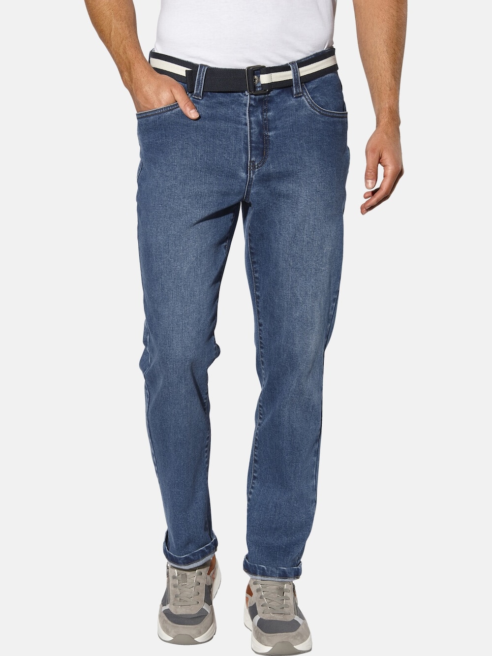 Große Größen Thermojeans TEOFILO, Herren, blau, Größe: 54, Baumwolle/Polyester, Happy Size DE Men von Happy Size DE Men