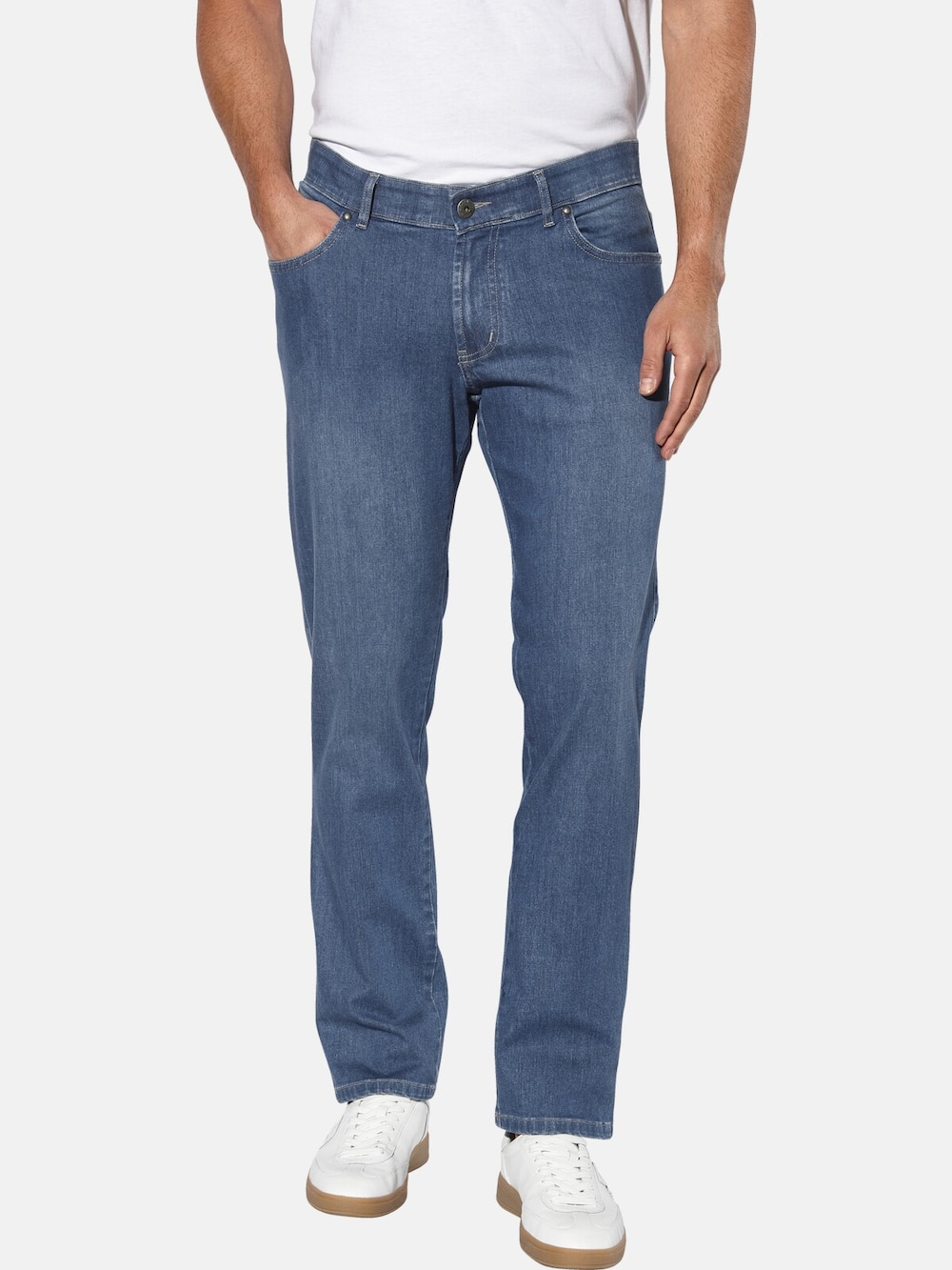 Große Größen Tiefbundjeans VESTABELLA, Herren, blau, Größe: 29, Baumwolle, Happy Size DE Men von Happy Size DE Men