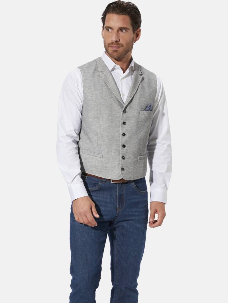 Große Größen Weste VESPASIANO, Herren, grau, Größe: 56, Polyester/Viskose, Happy Size DE Men von Happy Size DE Men