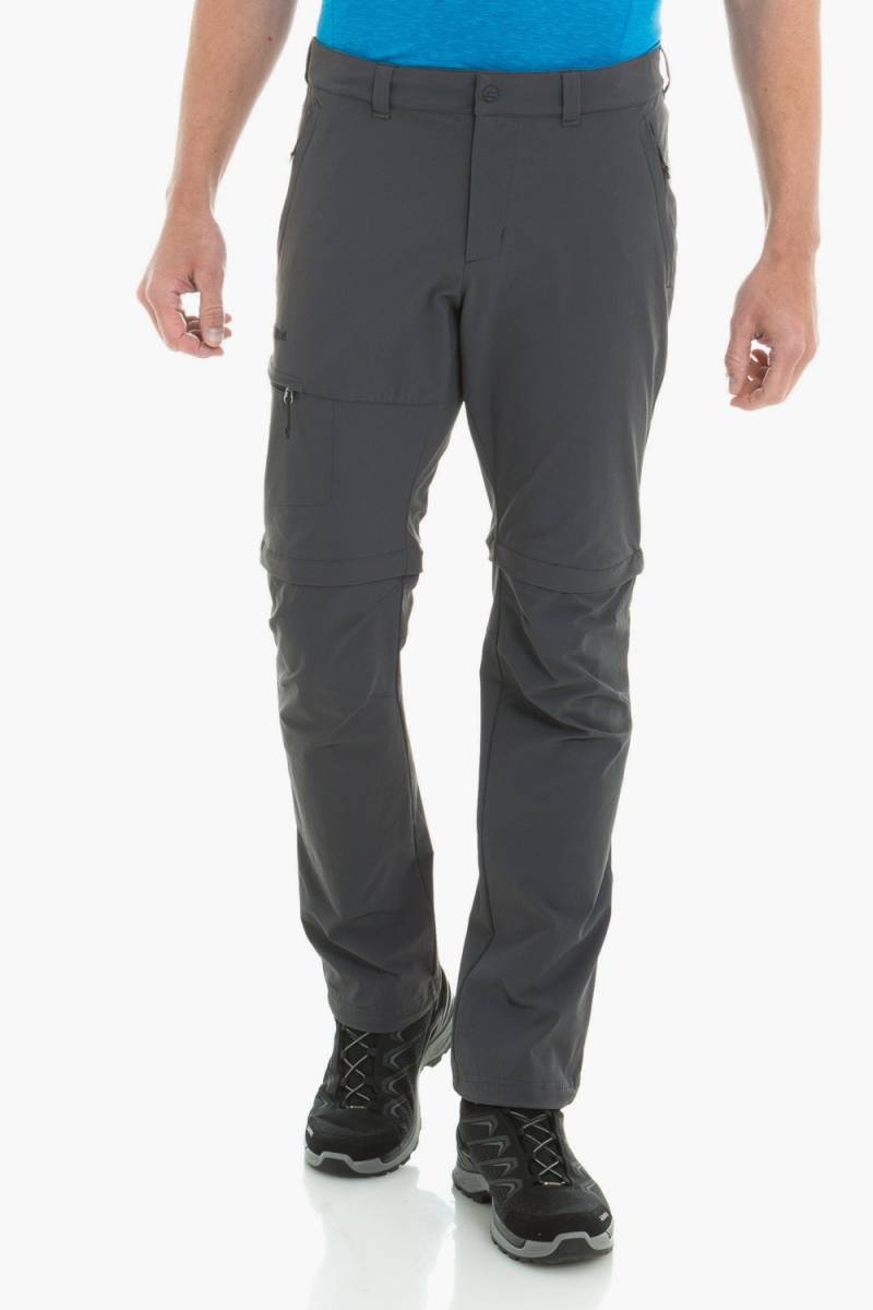 Große Größen Zipp - Off Pants Koper1 Zip Off, Herren, grau, Größe: 60, Nylon/Elasthan, Happy Size DE Men von SCHOEFFEL