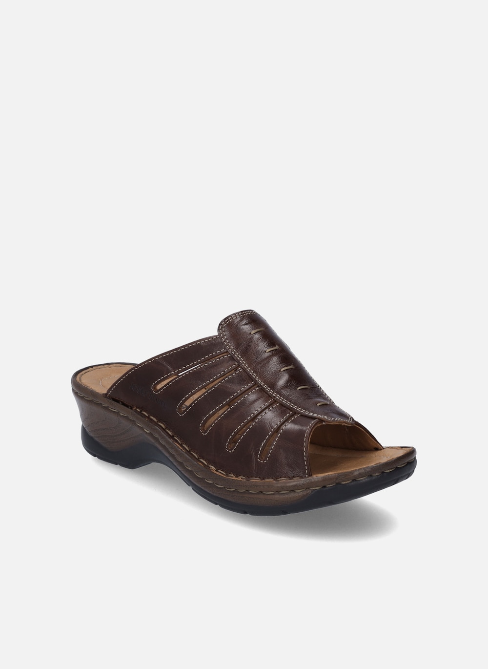 Große Größen Damen Clog Catalonia 77, Damen, braun, Größe: 40, Leder, Happy Size DE Women von JOSEF SEIBEL