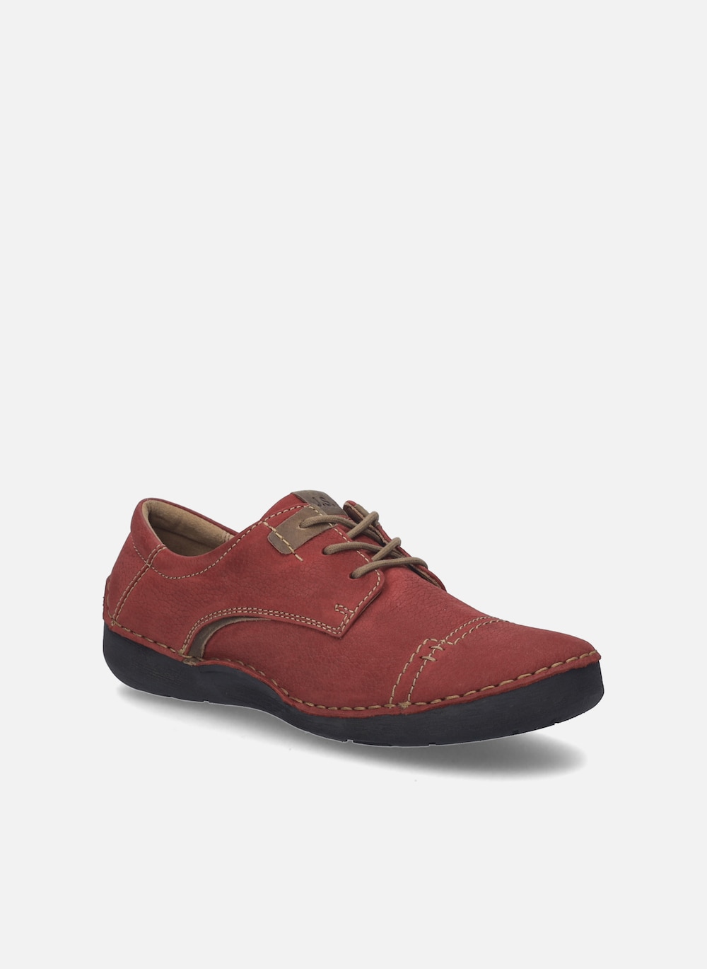 Große Größen Damen Halbschuh Fergey 41, Damen, rot, Größe: 36, Leder, Happy Size DE Women von JOSEF SEIBEL