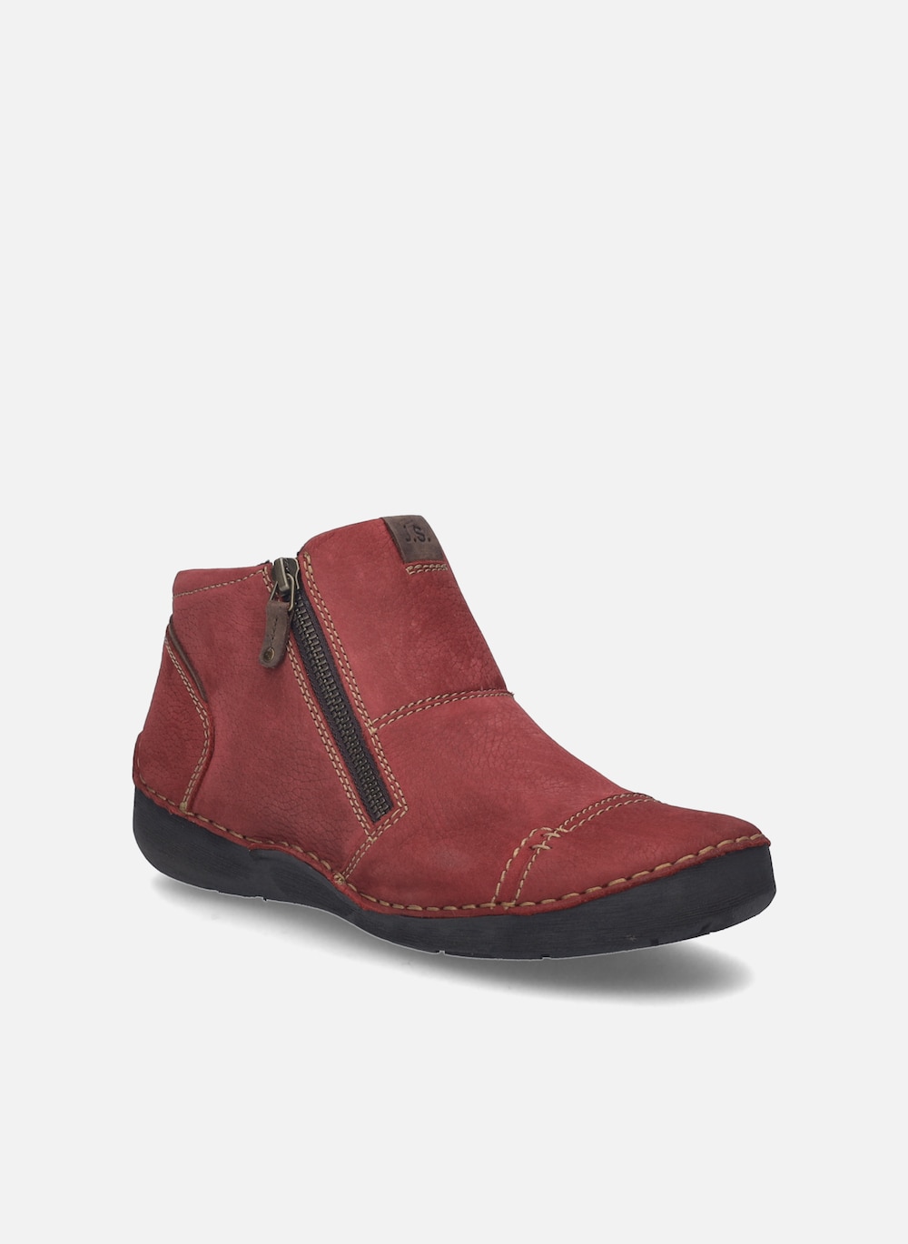 Große Größen Damen Halbschuh Fergey 46, Damen, rot, Größe: 44, Leder, Happy Size DE Women von JOSEF SEIBEL