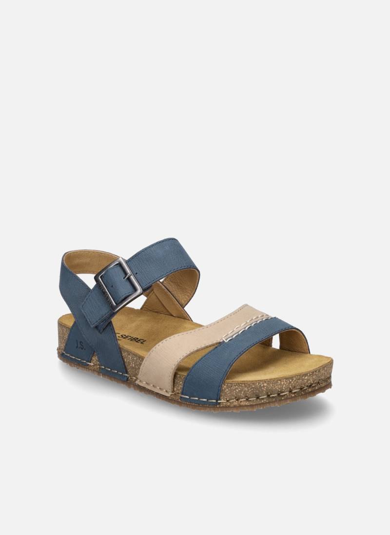 Große Größen Damen Sandale Hannah 01, Damen, türkis, Größe: 38, Leder, Happy Size DE Women von JOSEF SEIBEL