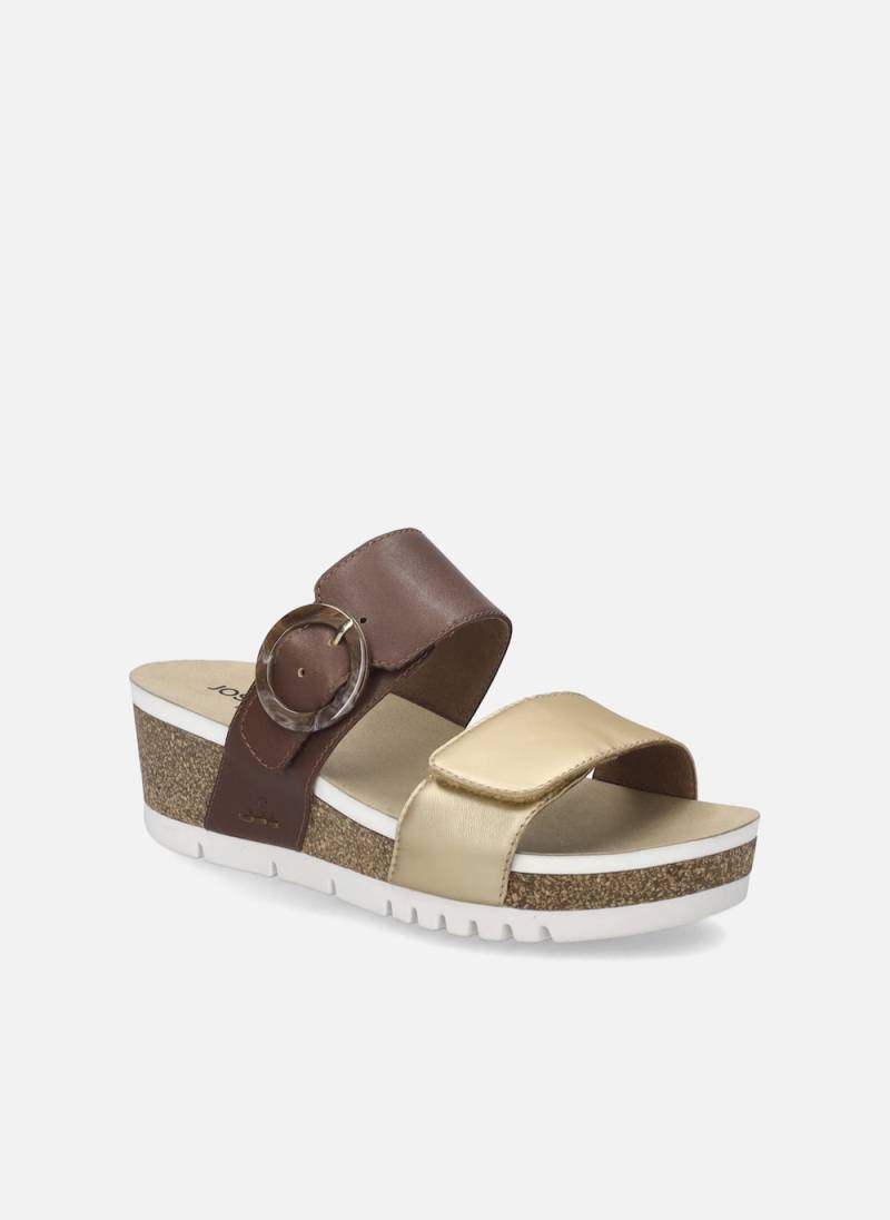 Große Größen Damen Sandale Quinn 14, Damen, orange, Größe: 40, Leder, Happy Size DE Women von JOSEF SEIBEL