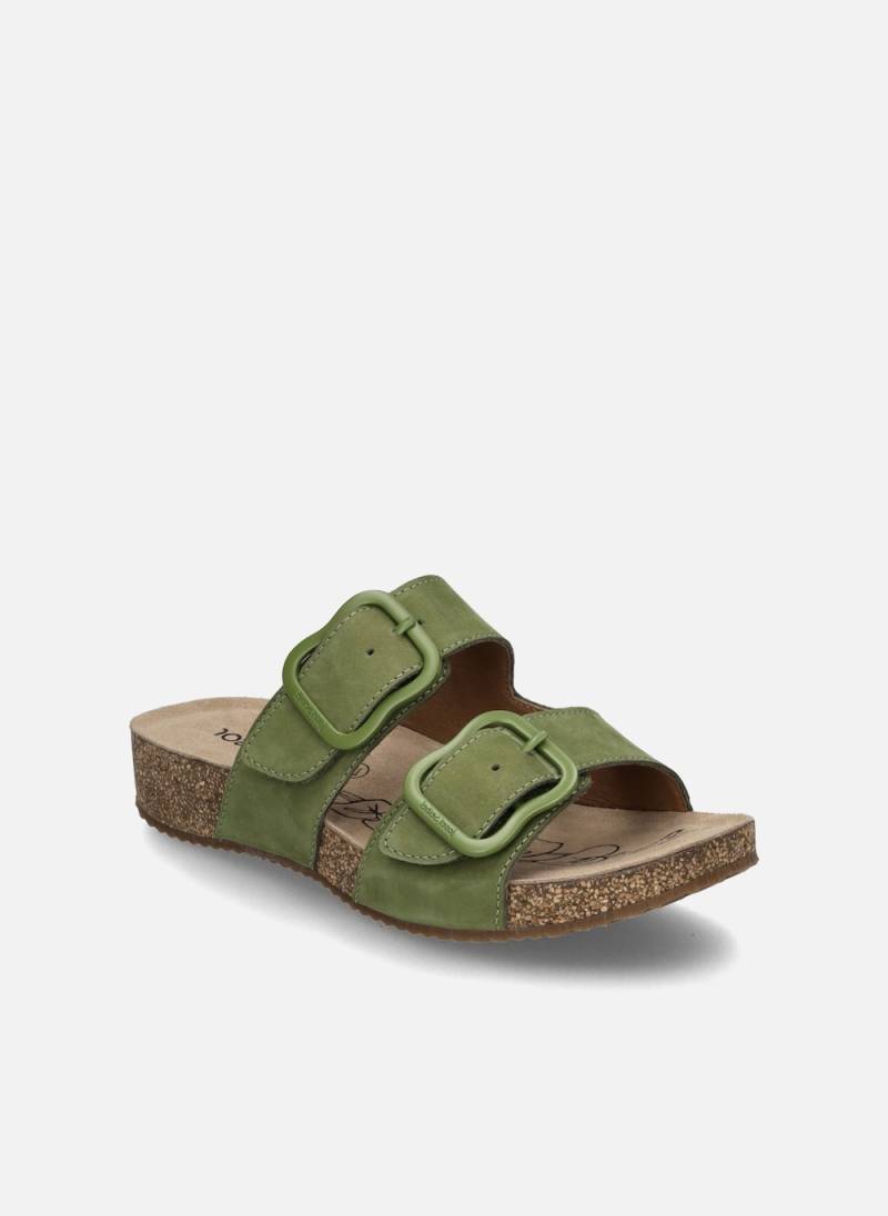 Große Größen Damen Sandale Tonga 64, Damen, grau, Größe: 38, Leder, Happy Size DE Women von JOSEF SEIBEL