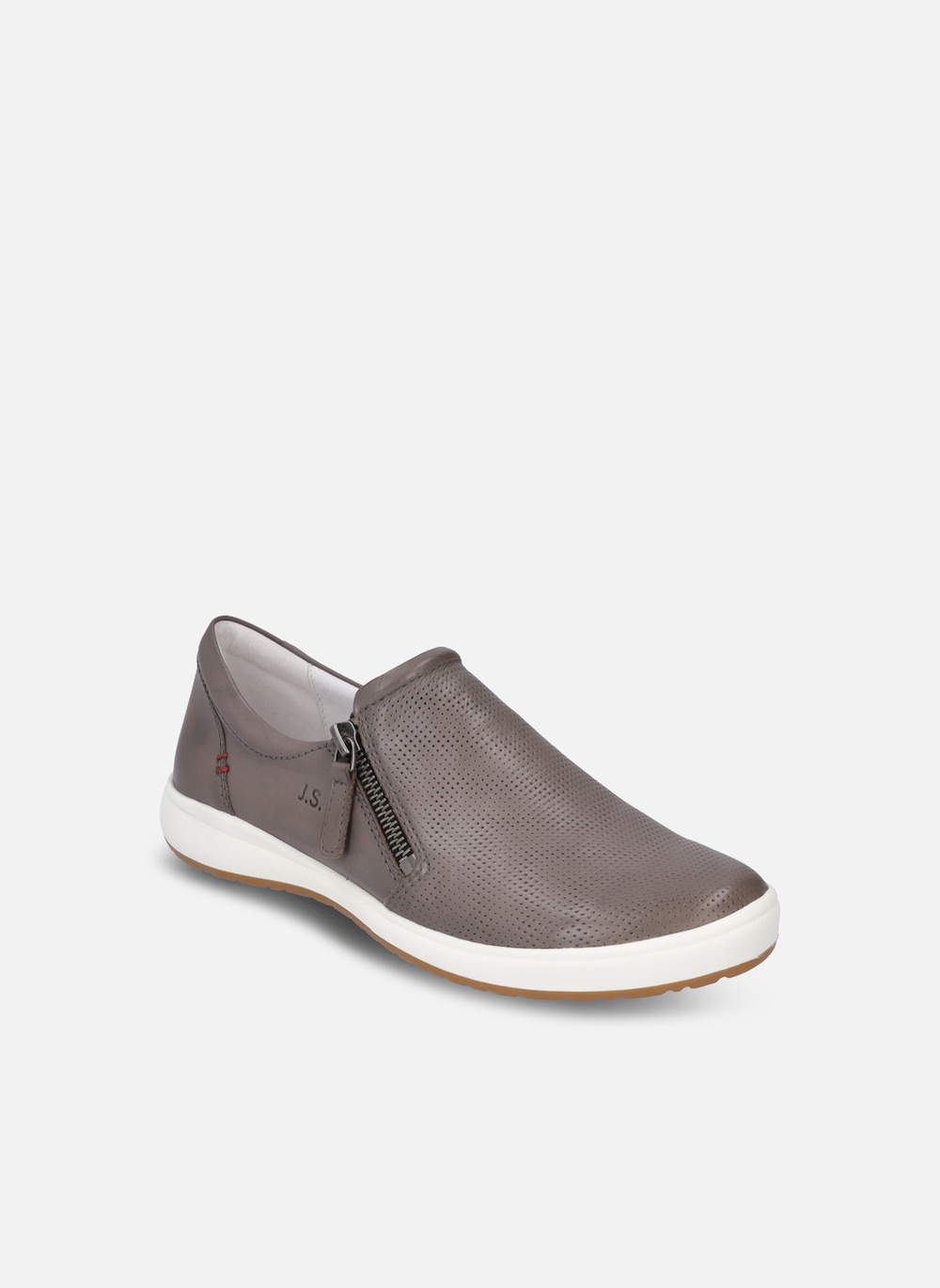 Große Größen Damen Slipper Caren 22, Damen, grau, Größe: 39, Leder, Happy Size DE Women von JOSEF SEIBEL