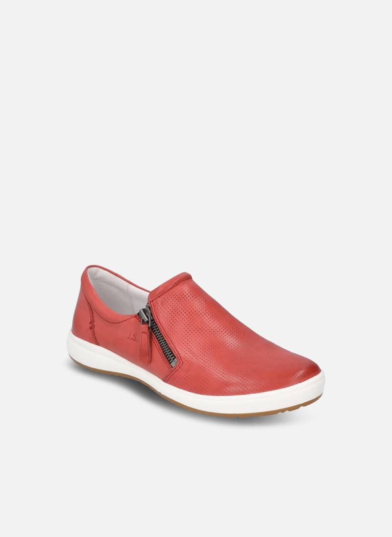 Große Größen Damen Slipper Caren 22, Damen, rot, Größe: 38, Leder, Happy Size DE Women von JOSEF SEIBEL