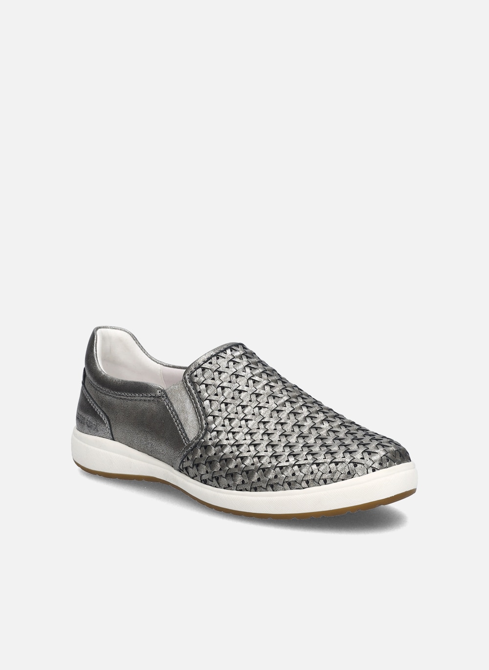 Große Größen Damen Slipper Caren 72, Damen, grau, Größe: 40, Leder, Happy Size DE Women von JOSEF SEIBEL