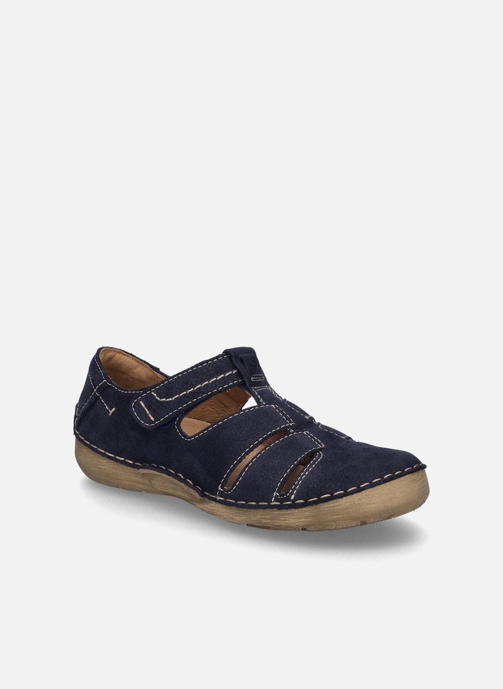 Große Größen Damen Slipper Fergey 59, Damen, blau, Größe: 41, Leder, Happy Size DE Women von JOSEF SEIBEL
