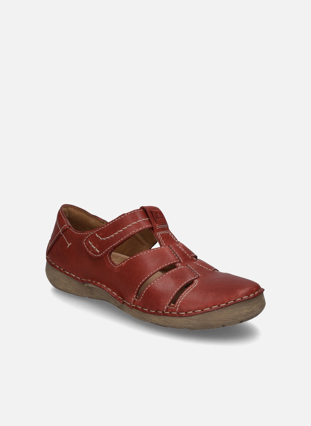 Große Größen Damen Slipper Fergey 59, Damen, rot, Größe: 38, Leder, Happy Size DE Women von JOSEF SEIBEL