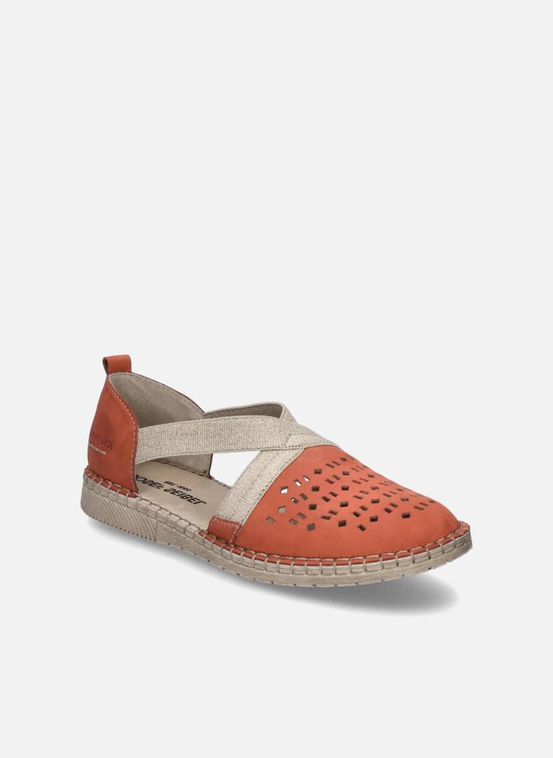 Große Größen Damen Slipper Sofie 44, Damen, rot, Größe: 39, Leder, Happy Size DE Women von JOSEF SEIBEL