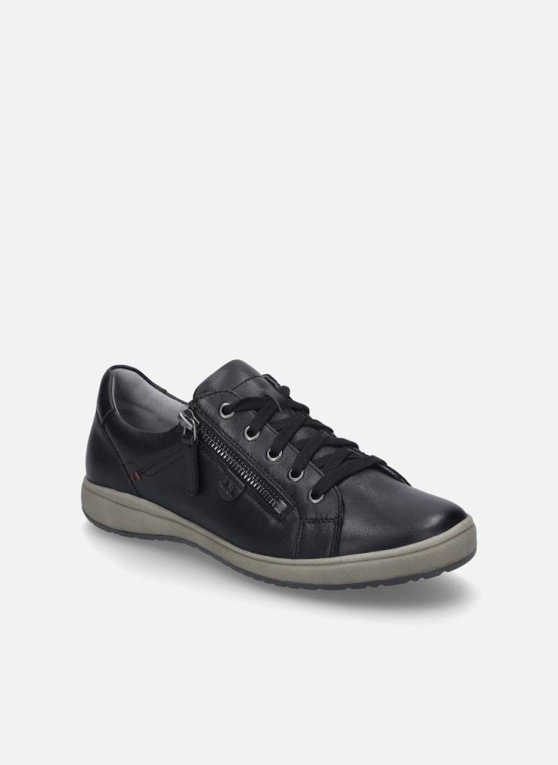 Große Größen Damen Sneaker Caren 12, Damen, schwarz, Größe: 37, Leder, Happy Size DE Women von JOSEF SEIBEL