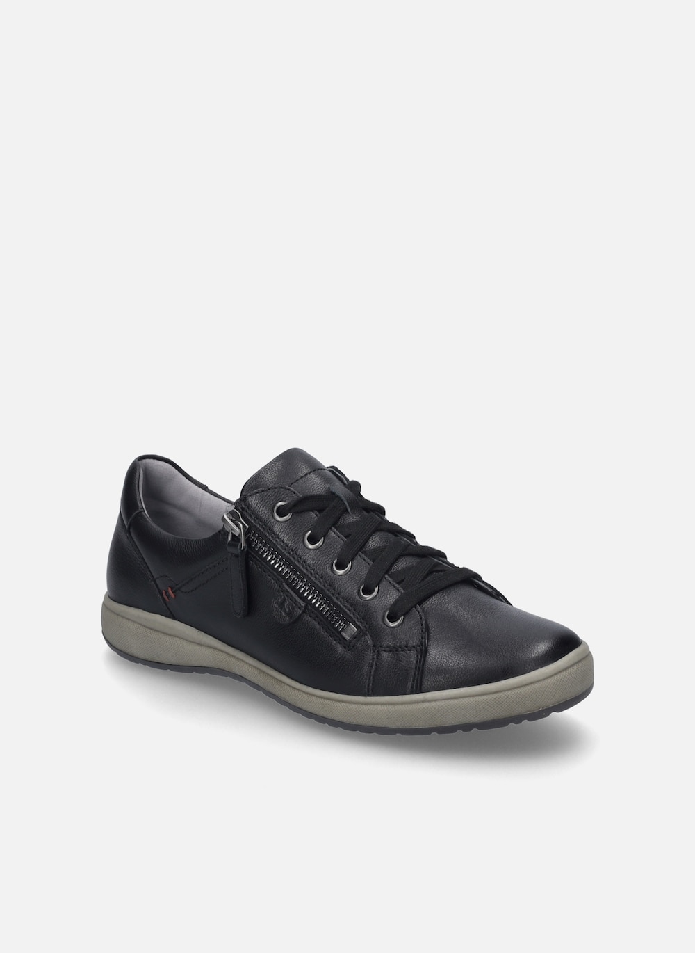 Große Größen Damen Sneaker Caren 12, Damen, schwarz, Größe: 40, Leder, Happy Size DE Women von JOSEF SEIBEL