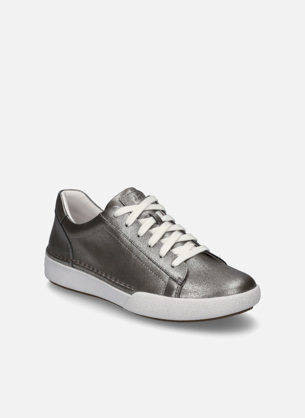 Große Größen Damen Sneaker Claire 01, Damen, grau, Größe: 36, Leder, Happy Size DE Women von JOSEF SEIBEL