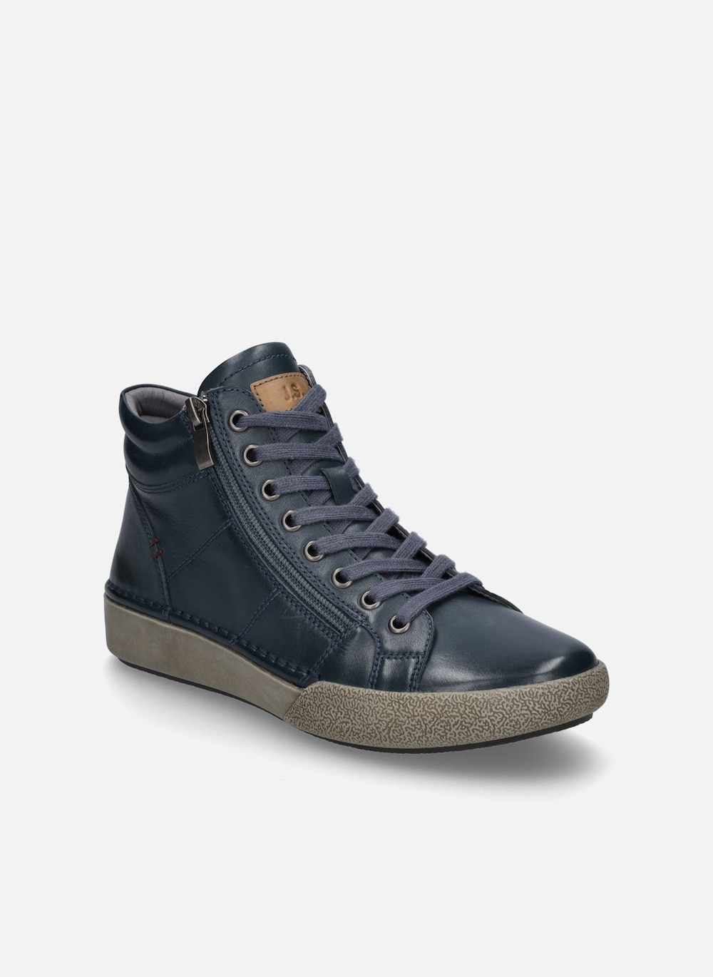 Große Größen Damen Sneaker Claire 11, Damen, blau, Größe: 36, Leder, Happy Size DE Women von JOSEF SEIBEL