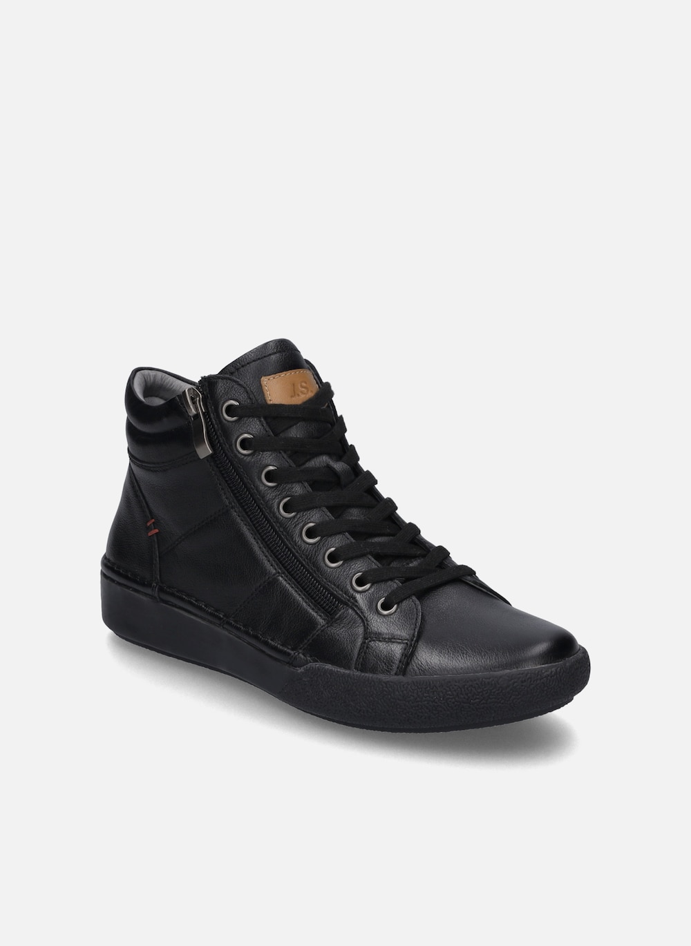 Große Größen Damen Sneaker Claire 11, Damen, schwarz, Größe: 40, Leder, Happy Size DE Women von JOSEF SEIBEL