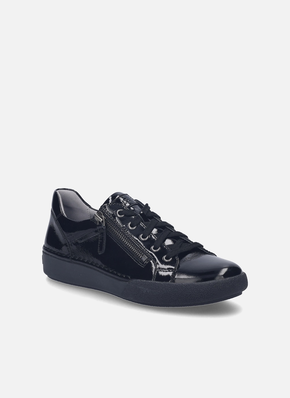 Große Größen Damen Sneaker Claire 13, Damen, schwarz, Größe: 41, Leder, Happy Size DE Women von JOSEF SEIBEL
