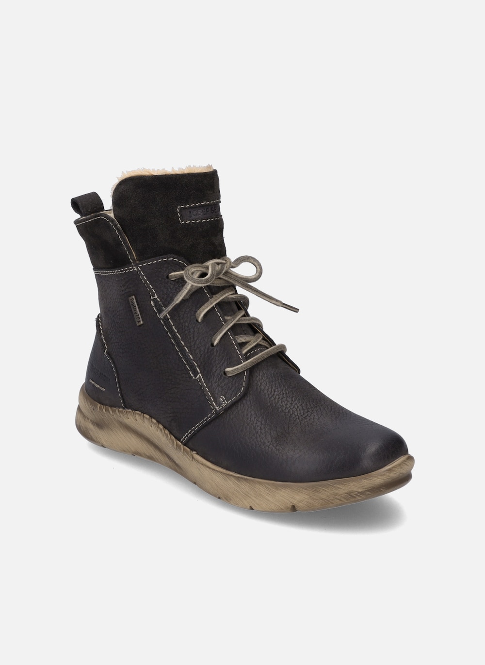 Große Größen Damen Stiefel Conny 53, Damen, grau, Größe: 42, Sonstige/Leder, Happy Size DE Women von JOSEF SEIBEL