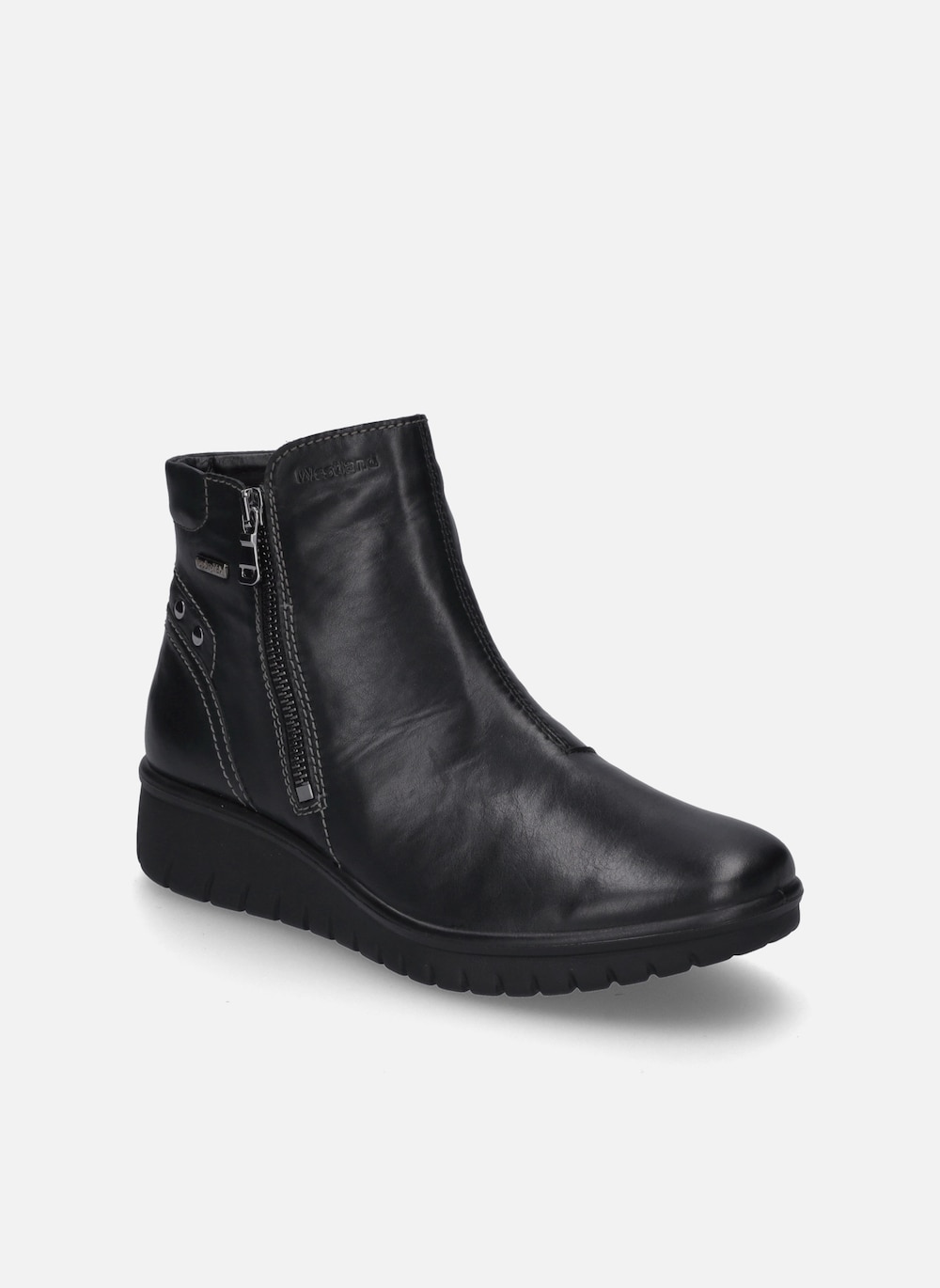 Große Größen Damen Stiefelette Calais 95, Damen, schwarz, Größe: 39, Sonstige/Leder, Happy Size DE Women von WESTLAND