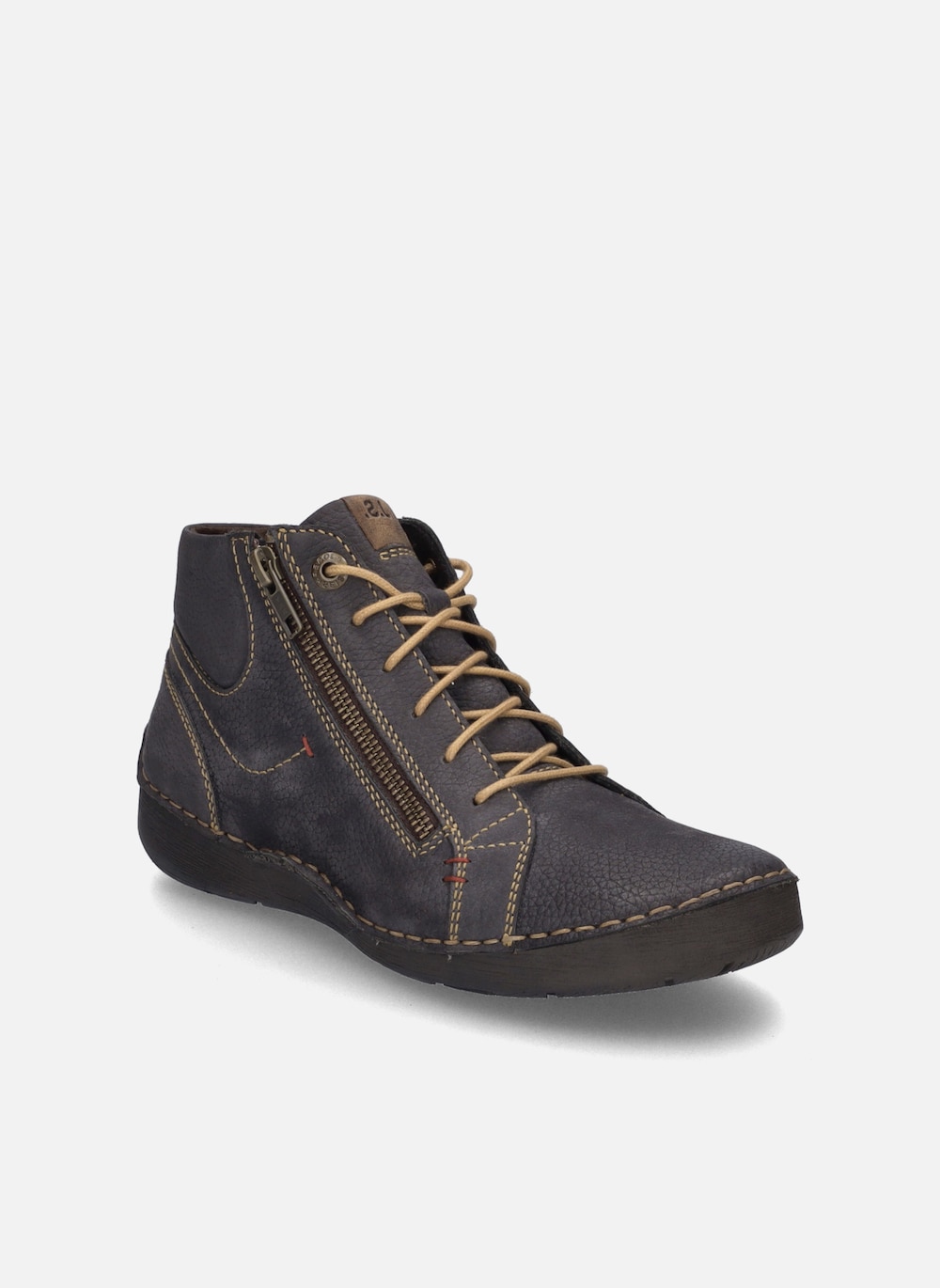 Große Größen Damen Stiefelette Fergey 67, Damen, grau, Größe: 38, Leder, Happy Size DE Women von JOSEF SEIBEL