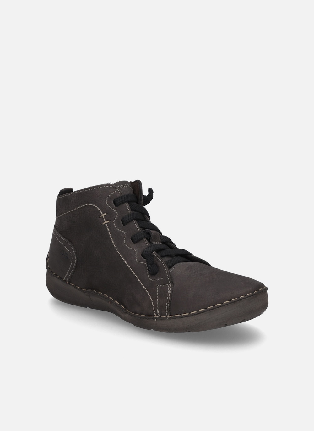 Große Größen Damen Stiefelette Fergey 86, Damen, grau, Größe: 37, Leder, Happy Size DE Women von JOSEF SEIBEL