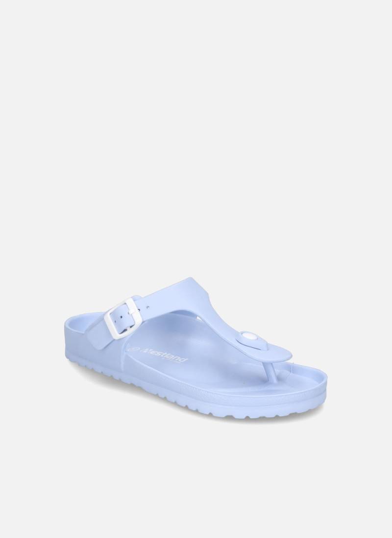 Große Größen Damen Zehentrenner Martinique 02, Damen, blau, Größe: 41, Synthetische Fasern, Happy Size DE Women von WESTLAND