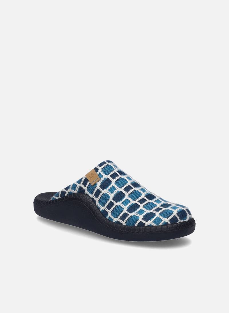 Große Größen Hausschuh Monaco D 03, Damen, türkis, Größe: 45, Sonstige, Happy Size DE Women von JOSEF SEIBEL