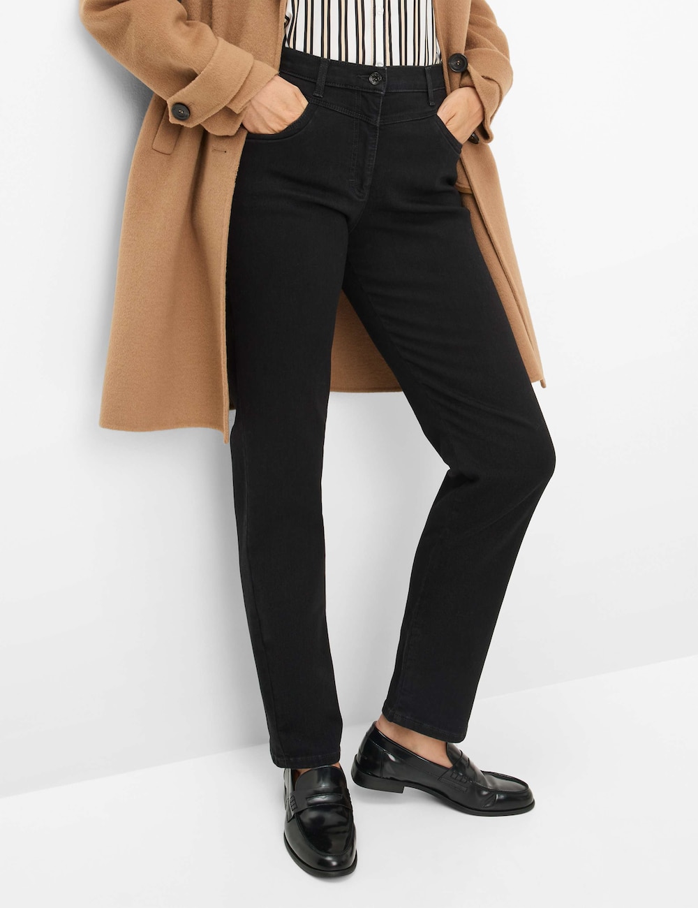 Große Größen Style CAREN NEW, Damen, schwarz, Größe: 46, Baumwolle/Synthetische Fasern, Happy Size DE Women von Happy Size DE Women