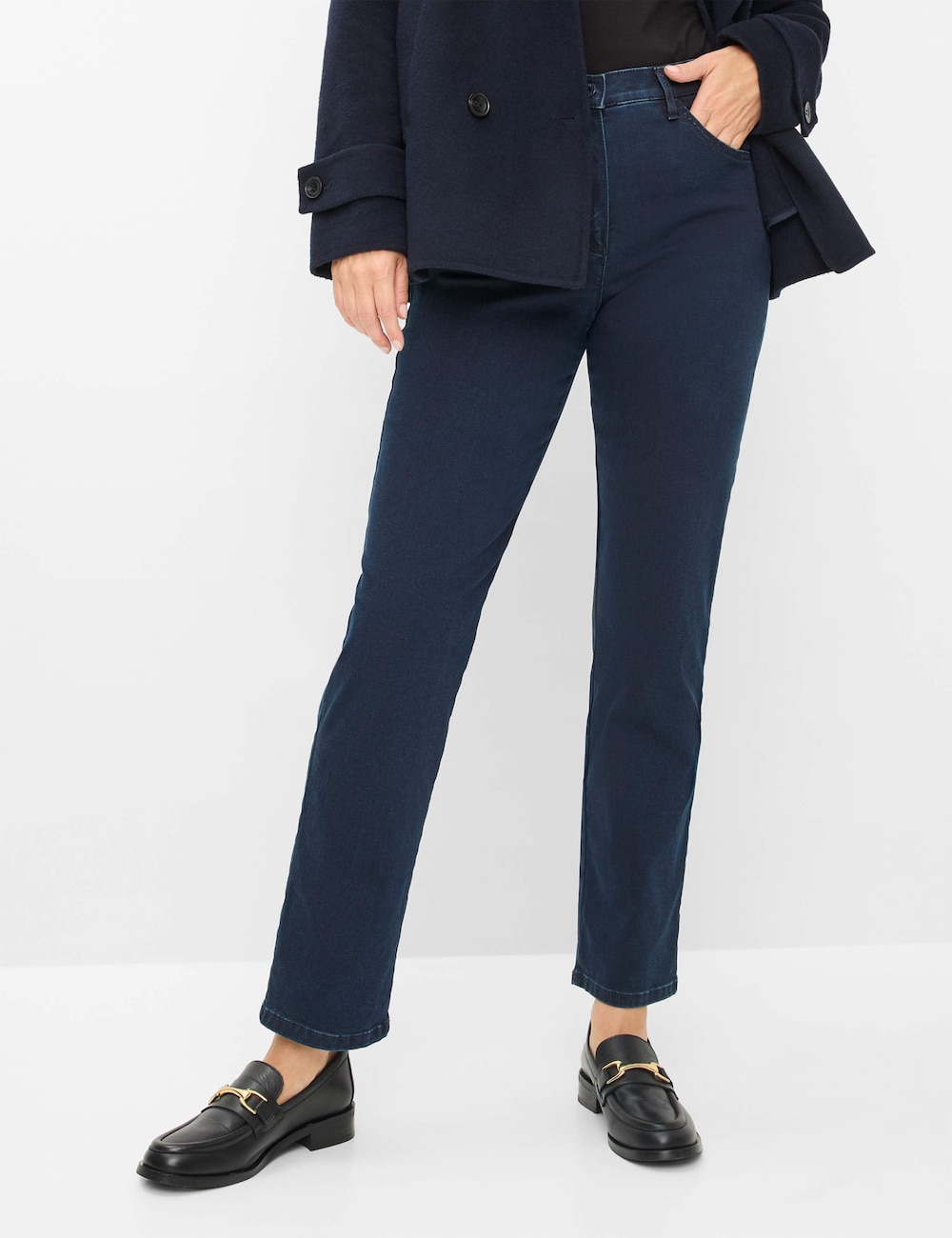 Große Größen Style CORRY Jeans, Damen, grau, Größe: 48, Baumwolle/Polyester, Happy Size DE Women von RAPHAELA by BRAX