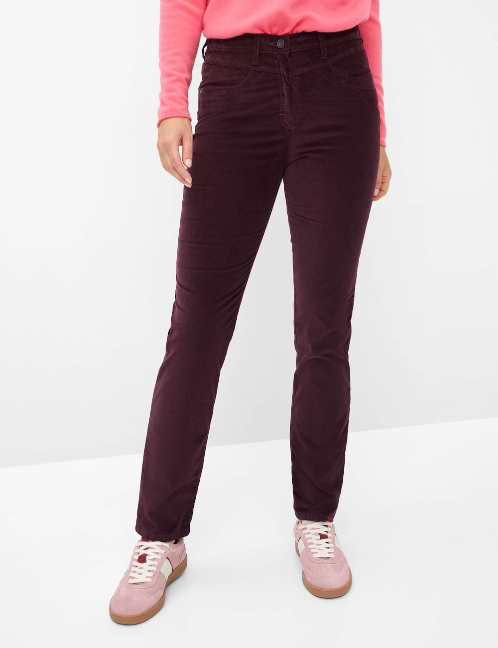 Große Größen Style LAURA NEW Hosen lang, Damen, blau, Größe: 24, Baumwolle/Viskose, Happy Size DE Women von RAPHAELA by BRAX