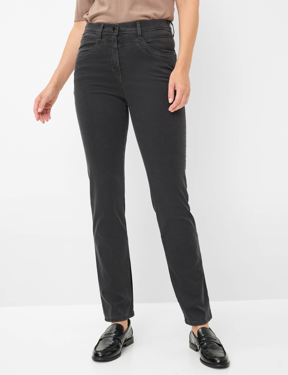 Große Größen Style LAURA NEW, Damen, braun, Größe: 25, Baumwolle/Synthetische Fasern, Happy Size DE Women von Happy Size DE Women