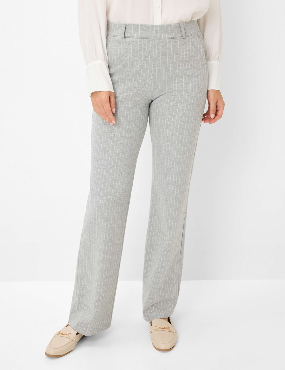 Große Größen Style LILLYTH FLARED, Damen, grau, Größe: 48, Viskose/Synthetische Fasern, Happy Size DE Women von Happy Size DE Women