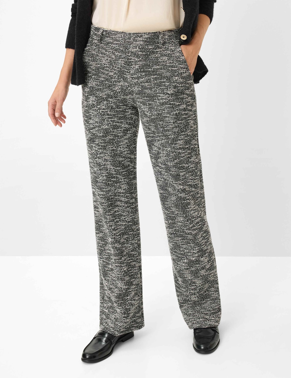 Große Größen Style LILLYTH FLARED, Damen, schwarz, Größe: 46, Polyester/Baumwolle/Viskose, Happy Size DE Women von Happy Size DE Women