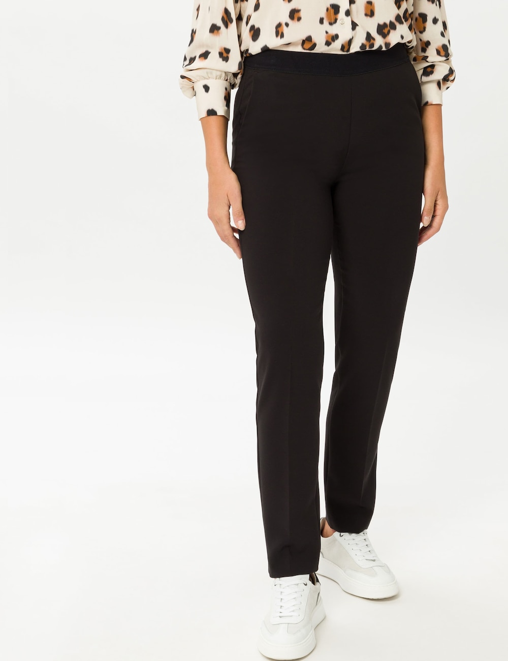 Große Größen Style LIV Hosen lang, Damen, schwarz, Größe: 21, Polyester/Synthetische Fasern, Happy Size DE Women von RAPHAELA by BRAX