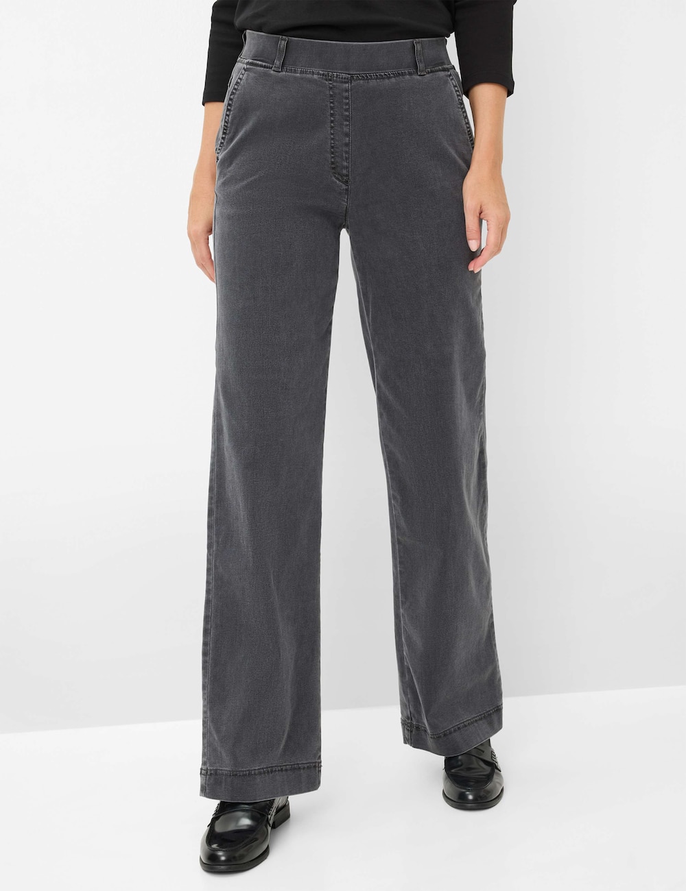 Große Größen Style PAM FLARED, Damen, braun, Größe: 22, Baumwolle/Synthetische Fasern, Happy Size DE Women von Happy Size DE Women