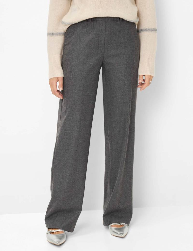 Große Größen Style PAM FLARED Hosen lang, Damen, grau, Größe: 46, Synthetische Fasern/Wolle, Happy Size DE Women von RAPHAELA by BRAX