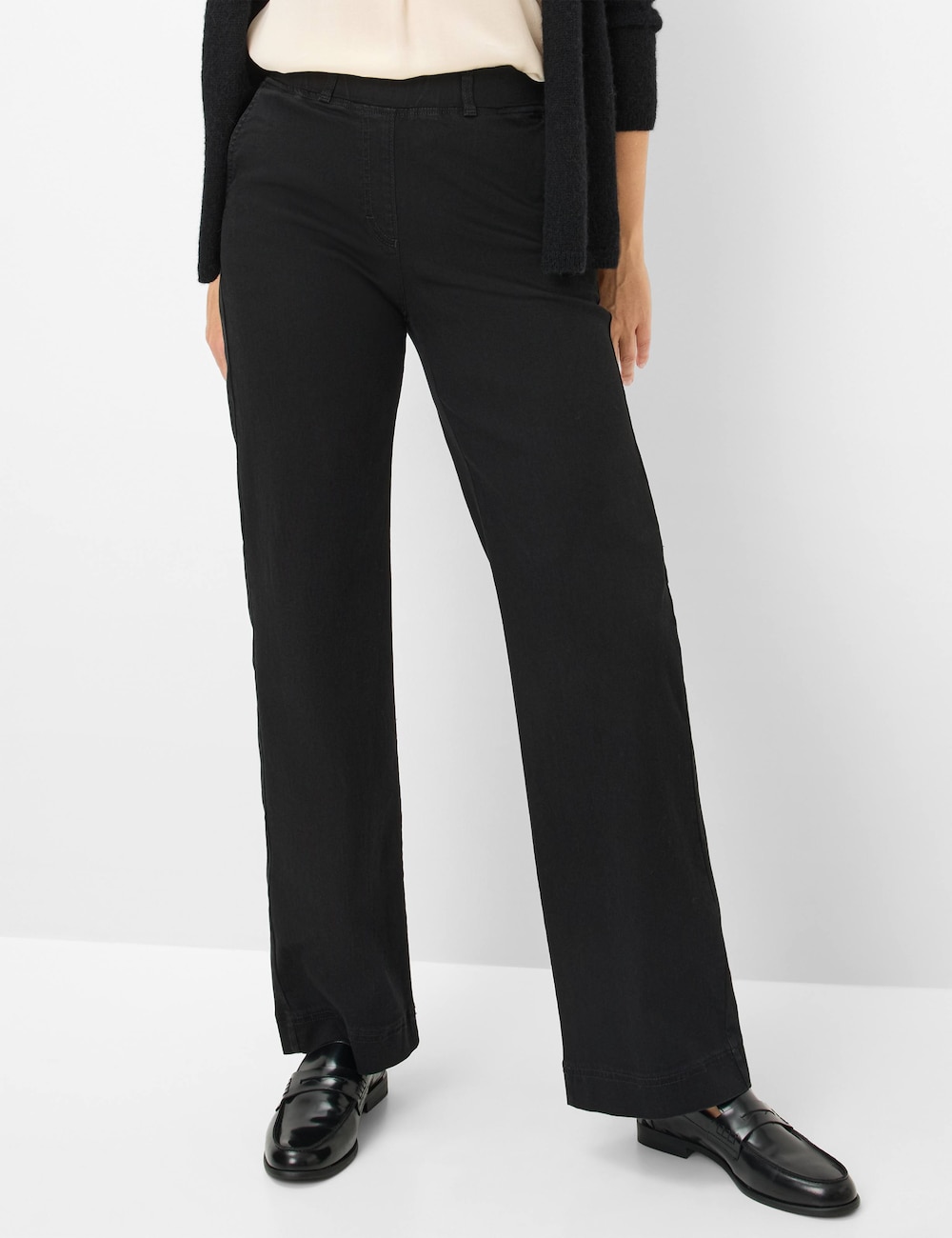 Große Größen Style PAM FLARED Jeans, Damen, schwarz, Größe: 50, Baumwolle/Synthetische Fasern, Happy Size DE Women von RAPHAELA by BRAX